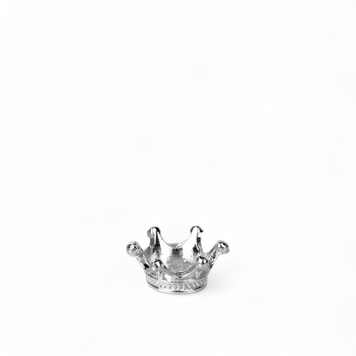 Mini Kronen-Kugelständer Silber