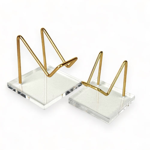 Kristallständer Gold/Silber
