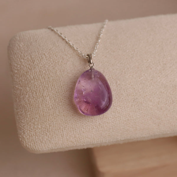 Amethyst Kette in Silber Moony Creations