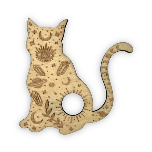 Kugelständer aus Holz "White Cat"