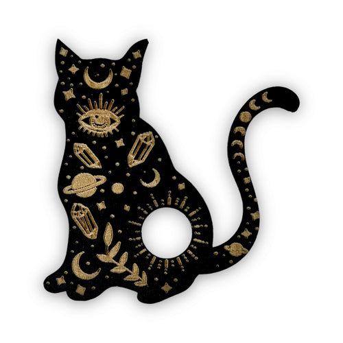 Kugelständer aus Holz "Black Cat"