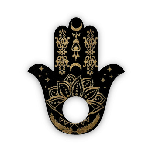 Kugelständer aus Holz "Hamsa"