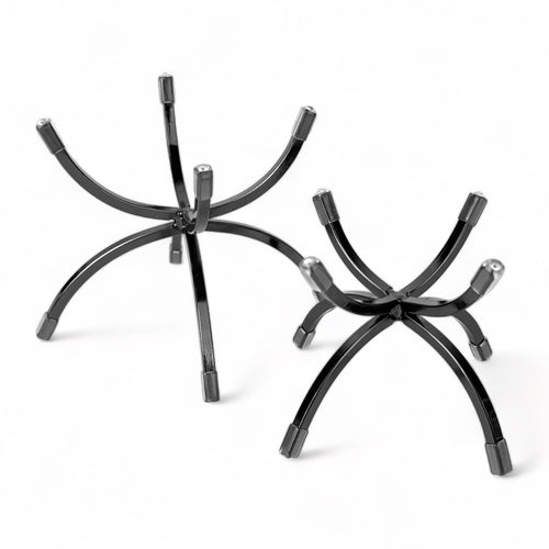 Kristall Kugelständer Schwarz