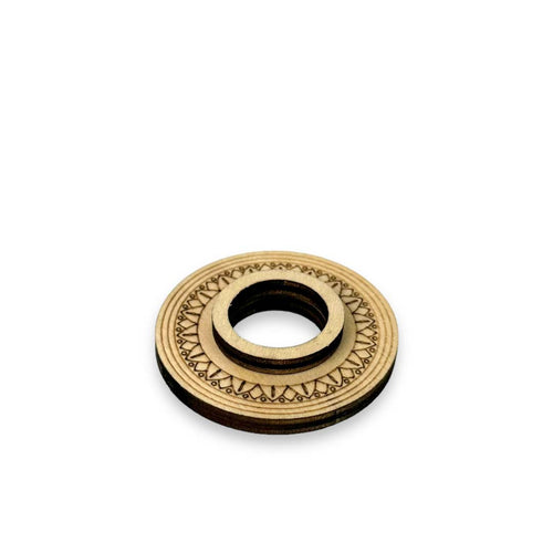 Kristall Kugelständer Holz Klein