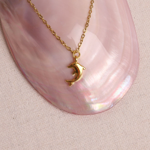 Dolphin Kette ⟡ 24K Vergoldet Moony Creations